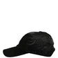 Dolce & Gabbana Men Black DG Monogram Baseball Capello Hat