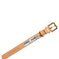 Dolce & Gabbana Beige Embossed Leather Gold Buckle Belt Strap Bracelet
