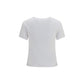 Off-White White Cotton T-Shirt