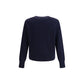 Ami Paris Blue Cotton Sweatshirt