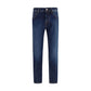 Jacob Cohen Blue Elastane Tapered Jeans
