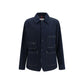 Moncler Blue Cotton Denim Jacket
