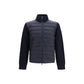 Moncler Blue Goose Down Full-Length Jacket