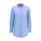 Fabiana Filippi Blue Cotton Dress Shirt
