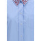 Fabiana Filippi Blue Cotton Dress Shirt