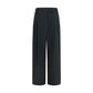 Giorgio Armani Black Silk Casual Pants