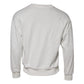 Dolce & Gabbana White Embossed Logo Cotton Crew Neck Sweater