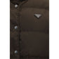 Prada Brown Goose Down Sleeveless Jacket
