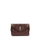 Saint Laurent Bordeaux Lamb Leather Shoulder Bag