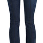 Just Cavalli Blue Low Waist Boot Cut Denim Pants Jeans