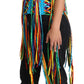 Dolce & Gabbana Multicolor Strings Bustier Polyester Corset  Top