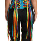 Dolce & Gabbana Multicolor Strings Bustier Polyester Corset  Top