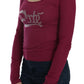 Exte Crystal Embellished Long Sleeve Casual Top