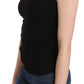 PINK MEMORIES Black Sleeveless Spaghetti Strap Blouse