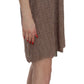PINK MEMORIES Cotton Green Spaghetti Strap A-line Mini Dress