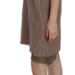PINK MEMORIES Cotton Green Spaghetti Strap A-line Mini Dress