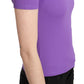 GF Ferre Purple 100% Polyester Short Sleeve Top  Blouse