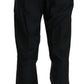 Dolce & Gabbana Black Dress Formal Trouser Men Wool Pants