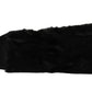 Dolce & Gabbana Black Elbow Length Mitten Suede Fur Gloves