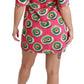 Dolce & Gabbana Pink Silk Cup Cake Shift Stretch Dress