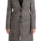Dolce & Gabbana Multicolor Trench Knee Long Jacket Coat