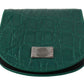 Dolce & Gabbana Green Exotic Skins Condom Case Holder Wallet