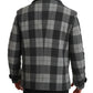 Dolce & Gabbana Gray Check Wool Cashmere Coat Jacket