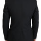 Dolce & Gabbana Black Single Breasted Formal Wool Blazer