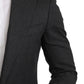 Dolce & Gabbana Gray NAPOLI Slim Fit Jacket Wool Blazer