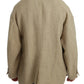 Dolce & Gabbana Beige Jacket Coat 100% Jute Blazer Coat