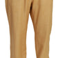 Dolce & Gabbana Gold Year Of The Pig Cotton Mens Pants