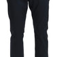 Dolce & Gabbana Brown Stripes Cropped Trousers Pants