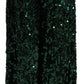 Dolce & Gabbana Green Sequin Trousers Queens Angel Pants