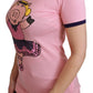 Dolce & Gabbana Pink YEAR OF THE PIG Top Cotton T-shirt