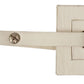GF Ferre Beige Luggage Tag Branded Leather Patterned Keychain