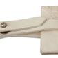 GF Ferre Beige Luggage Tag Branded Leather Patterned Keychain
