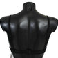 Roberto Cavalli Black Pink Lace Push Up Bra Underwear