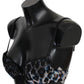 Roberto Cavalli Black Lace Reggiseno Nylon Bra Underwear