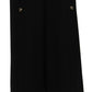Dolce & Gabbana Black High Waist Wide Leg Cropped Pants