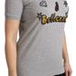 Dolce & Gabbana Gray Cotton Amore e Bellezza Top T-shirt