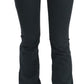 John Galliano Gray Mid Waist Slim Flared Denim Trouser Jeans