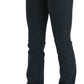 John Galliano Gray Mid Waist Slim Flared Denim Trouser Jeans