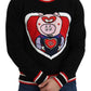 Dolce & Gabbana Black Cashmere Pig of the Year Pullover Sweater