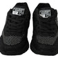 Philipp Plein Black Running Jasmines Sneakers Shoes