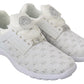 Philipp Plein White Polyester Casual Sneakers Shoes