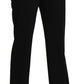 BENCIVENGA Black High Waist Straight Formal Dress Trouser