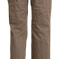 BENCIVENGA Brown High Waist Straight Dress Trouser Pants