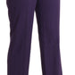 BENCIVENGA Purple High Waist Straight Dress Trouser Pants