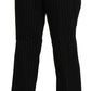 BENCIVENGA Black High Waist Straight Dress Trouser Pants