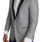 Dolce & Gabbana Light Gray Single Breasted SARTORIA Blazer